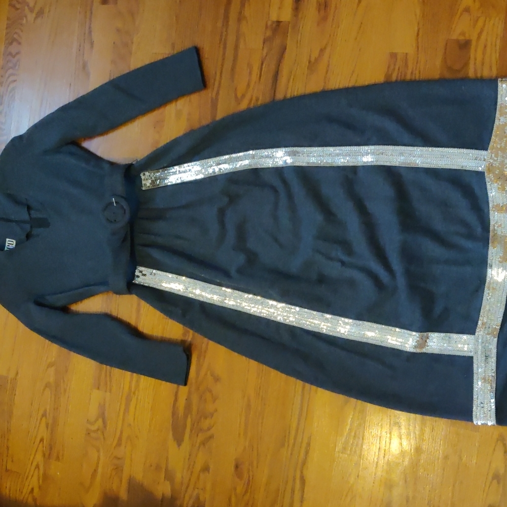 Ricco vintage gray knit dress
